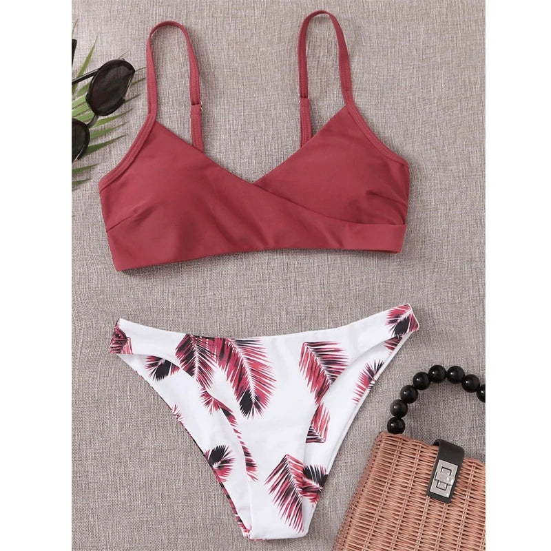 New Floral Random Print Swimwear