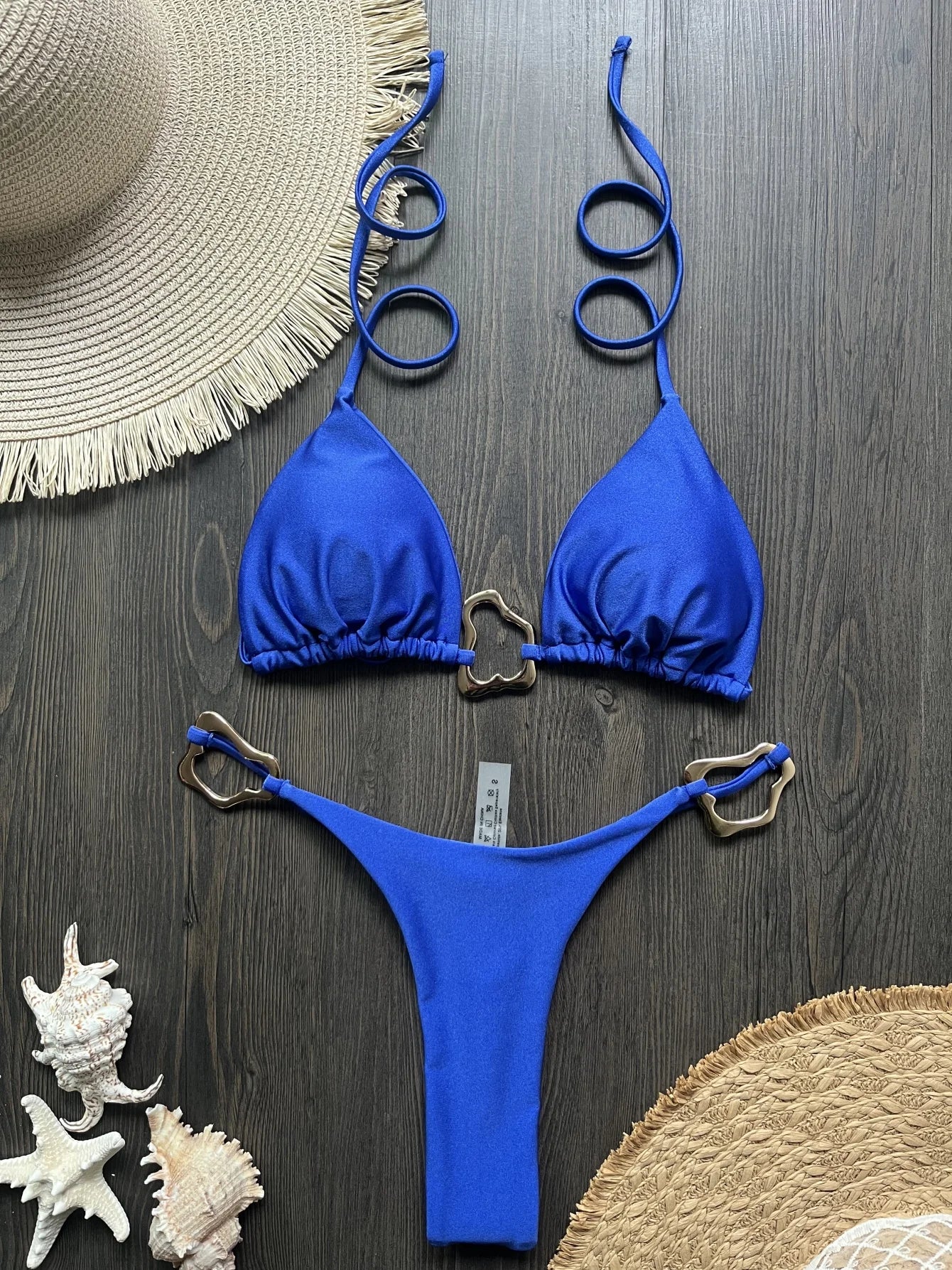 Halter Micro Thong Bikinis Set