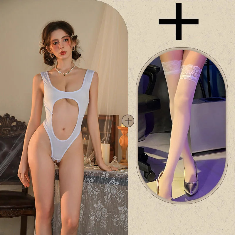 Transparent Sexy Non Detachable Swimwear