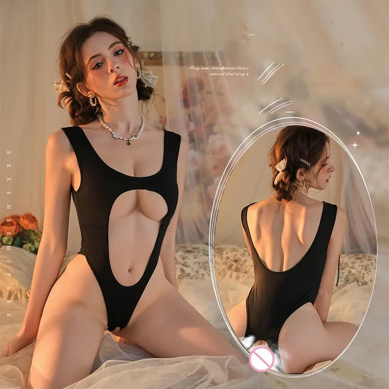 Transparent Sexy Non Detachable Swimwear