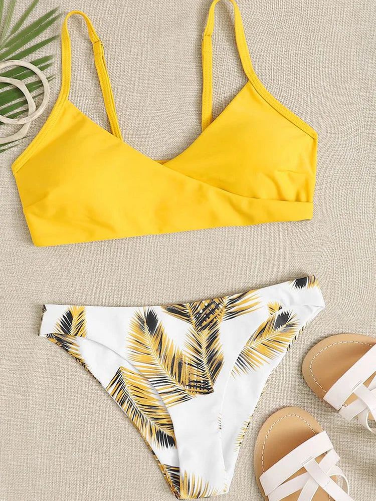New Floral Random Print Swimwear