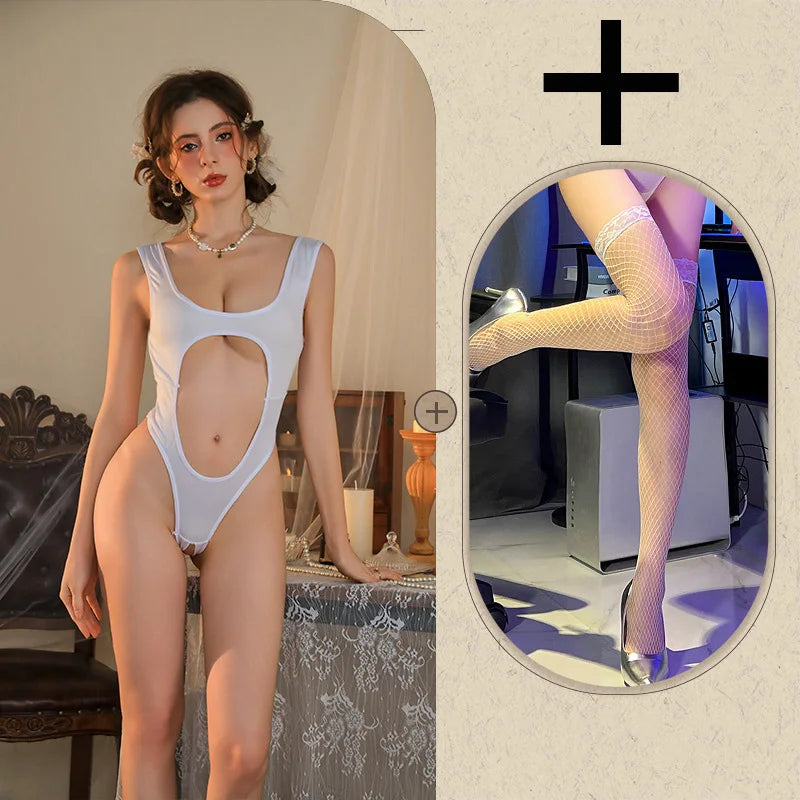 Transparent Sexy Non Detachable Swimwear