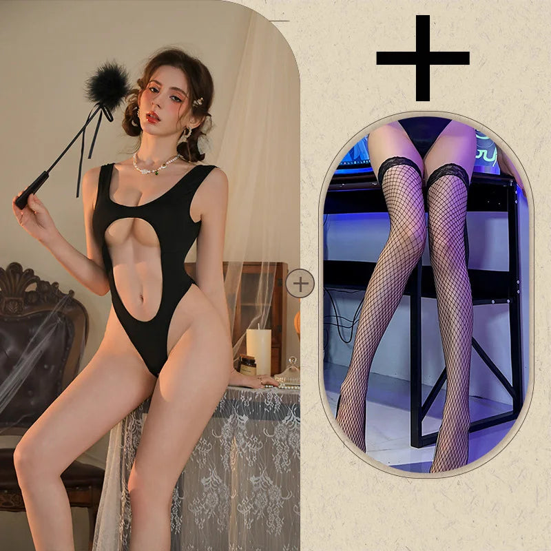 Transparent Sexy Non Detachable Swimwear